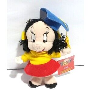 WB Studio Store Looney Tunes PETUNIA 6" Stuffed Animal
